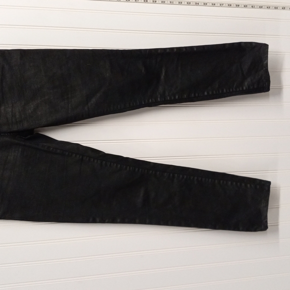 Barbara Bui women's skinny Ileather pants size 26 color black - Picture 3 of 6